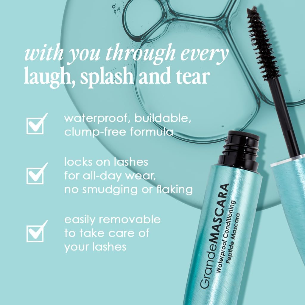 Grande Cosmetics volumizing mascara texture swatch