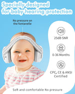 Nectar Baby hearing protection earmuffs side angle view with adjustable headband
