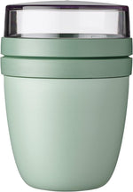 Mepal Overnight Oats jar - Practical Yoghurt Cup & Muesli Cup - Separate Compartments for Yoghurt & Muesli - Suitable for Freezer, Microwave & Dishwasher - 500 ml + 200 ml - Nordic Blue - Image 10