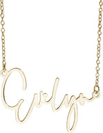 PicturesOnGold personalized name necklace front view custom jewelry