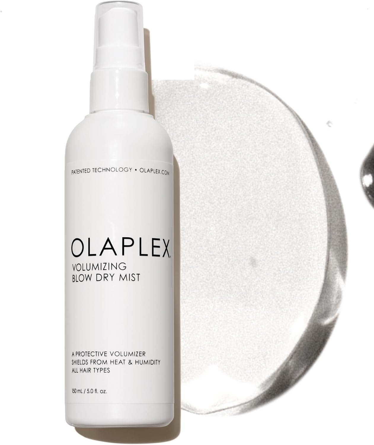 Olaplex Volumizing Blow Dry Mist front view bottle for hair styling