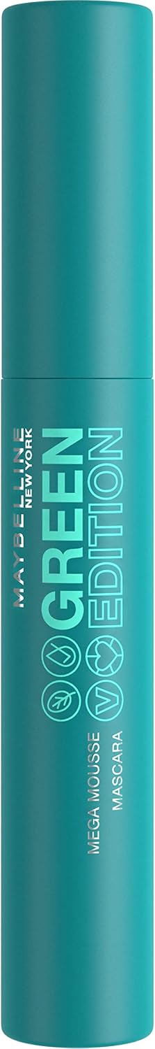 Maybelline Green Edition mascara applicator brush close up
