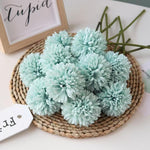Artificial Flowers Chrysanthemum Ball Flowers 10Pcs Bouquet Light Pink | Home Office Wedding Important People Glorious Moral for Coffee House Party - Image 13