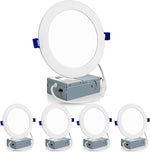 Meconard ultra-thin recessed ceiling light front view