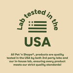 Resealable pouch design of Pet 'n Shape chicken jerky