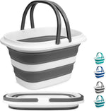 Tiawudi Large Collapsible Mop Bucket front view expanded for house cleaning