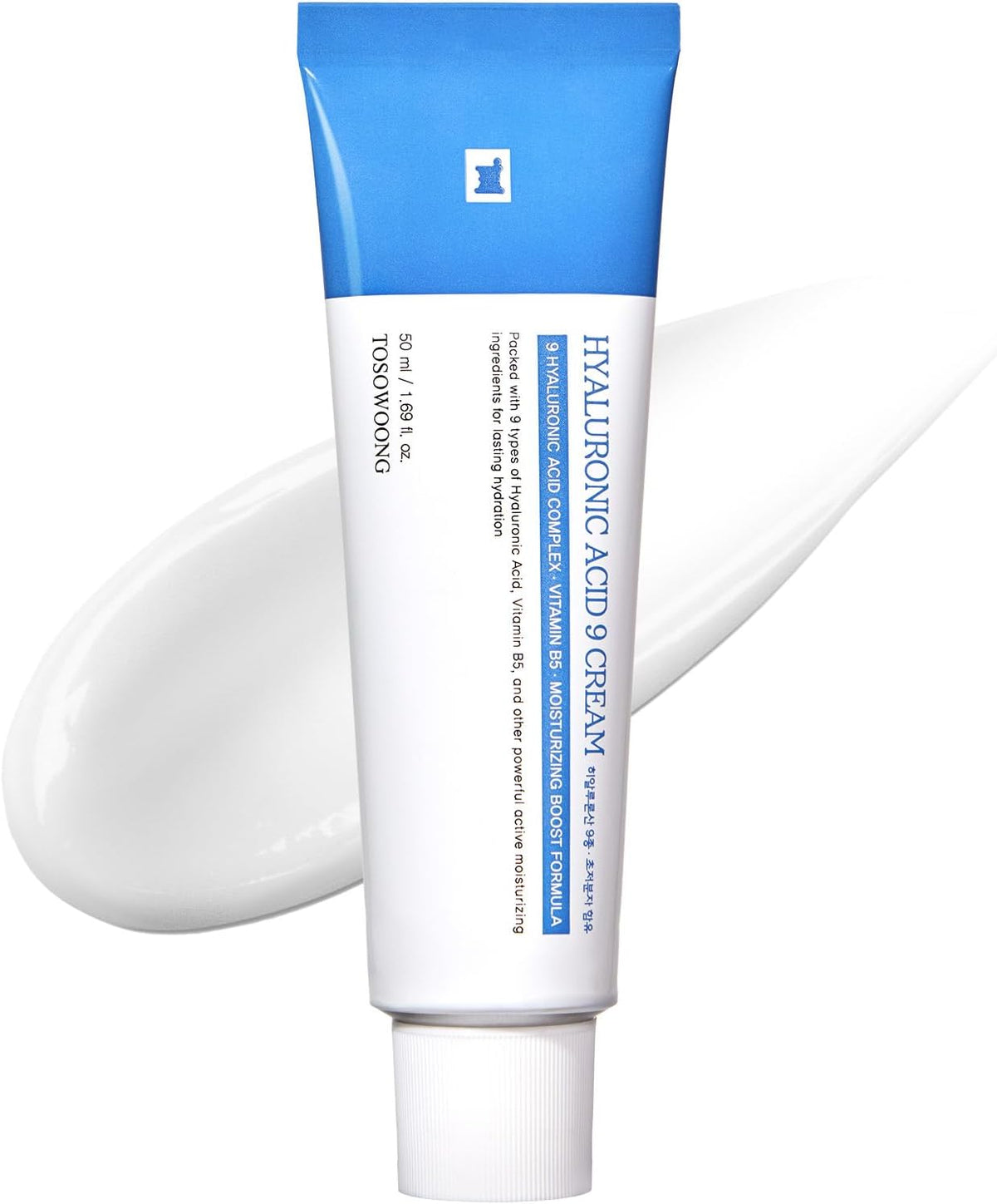 Two step Korean facial kit showing ingredients label for mandelic acid and niacinamide