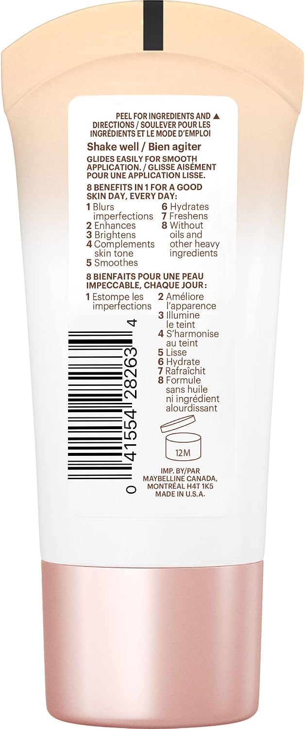 Maybelline Dream Pure BB cream bottle showing salicylic acid treatment