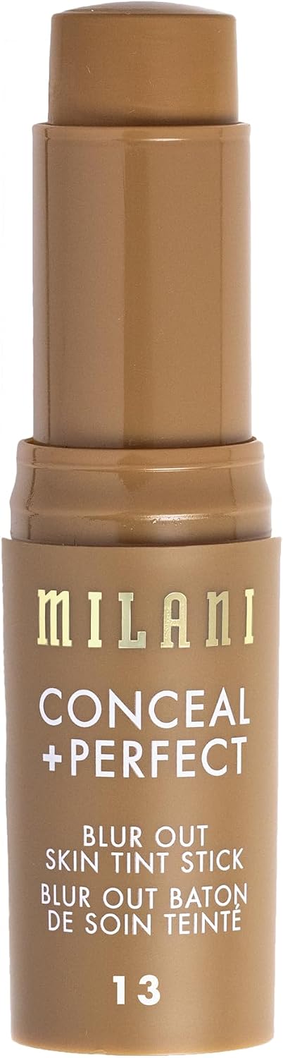 Milani Conceal + Perfect Blur Out Skin Tint Stick - Light to Medium Coverage Tinted Moisturizer Stick with Vitamin C & E - Soft Matte, Pore Blurring Natural Finish 13-Tan Yellow - Image 3