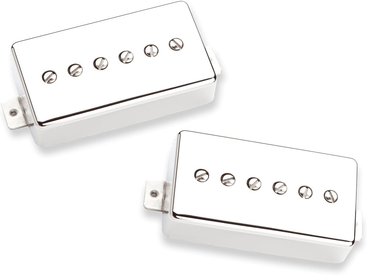 Seymour Duncan Phat Cat gold pickup metal cover close up