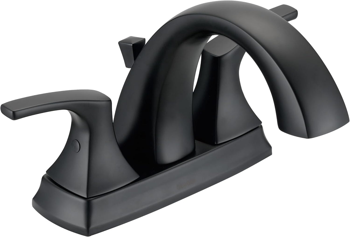Gerber Vaughn lavatory faucet packaged with metal pop-up drain assembly