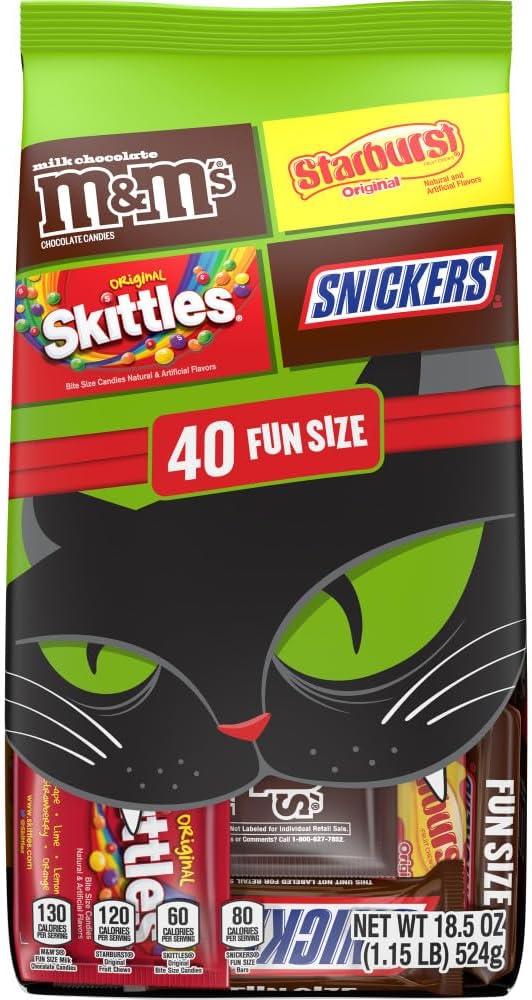 SNICKERS, TWIX, MILKY WAY & 3 MUSKETEERS Halloween Candy Mini Chocolate Variety Pack, Halloween Snack for Party Favors, Trick or Treat and More 70 Ct - Image 13