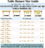 Wracra decorative table runner on dining setup