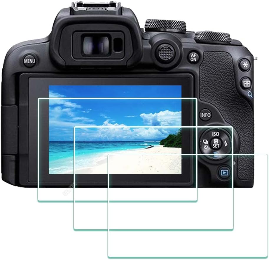 ULBTER camera screen protector three pack front view highlighting edge to edge layout