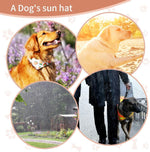 Adjustable neck strap detail on Gogobuddy pet baseball cap