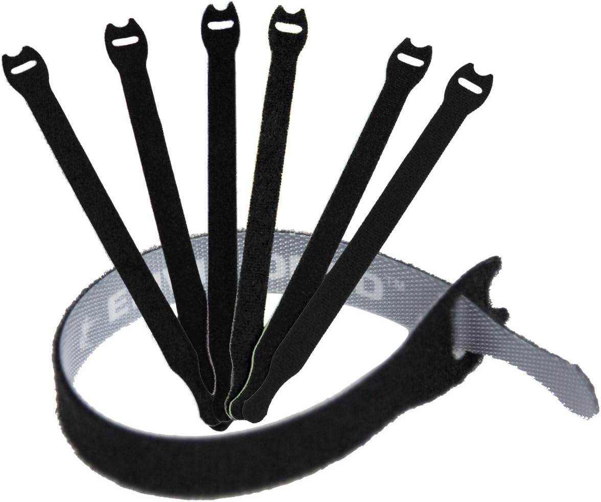 Reusable Cable Ties 1/2" x 8" for Cable Management and Organizing Cords - 30 Pack Bundled with 2 Bonus Cinch Straps (Purple) - Image 10