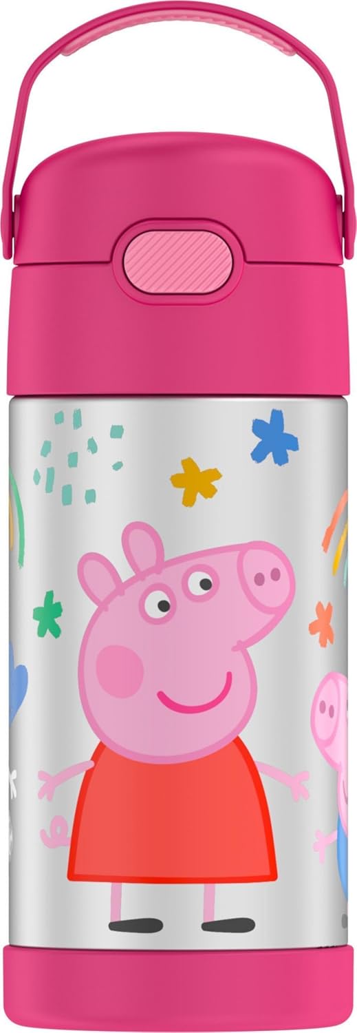 THERMOS FUNTAINER Water Bottle with Straw, 12oz, Mickey Mouse | Kids Stainless Steel Insulated Water Bottle, Keeps Drinks Cold Longer for School & Play, BPA-Free - Image 10