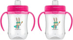 Dr. Brown's Milestones Soft Spout Sippy Cup with Handles, BPA-Free, Pink Rainbow - Image 14