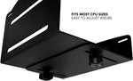 Mount-It! under desk CPU mount bracket profile view