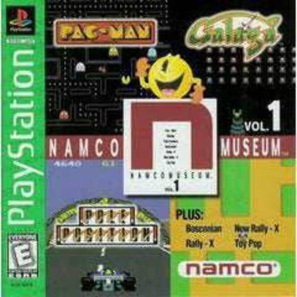 Sony Namco Museum Vol. 1 PlayStation game disc front view