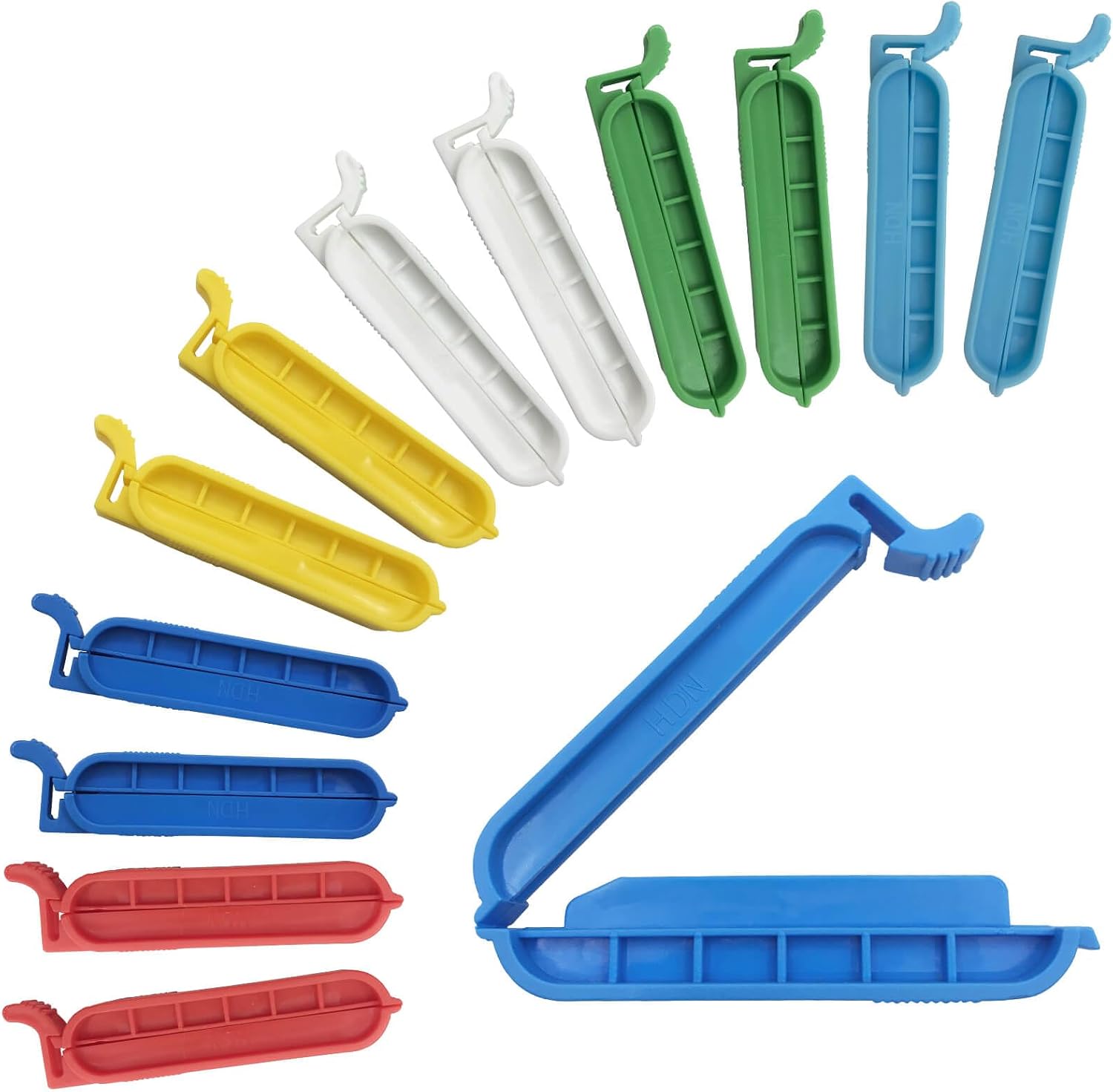 TXZWJZ dialysis bag clamp front view showing 60mm multicolor design