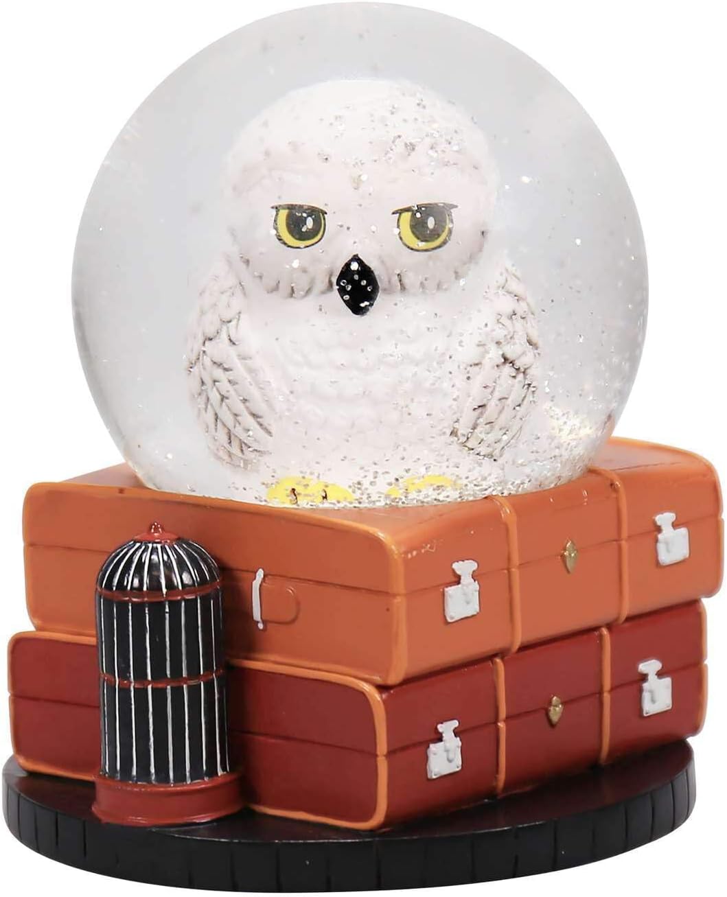 Half Moon Bay Harry Potter Hedwig snow globe front view collectible