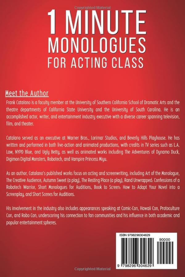 1 MINUTE MONOLOGUES FOR ACTING CLASS - Image 3