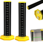 BTuregsau ceiling and floor tile height ruler front view measuring tool