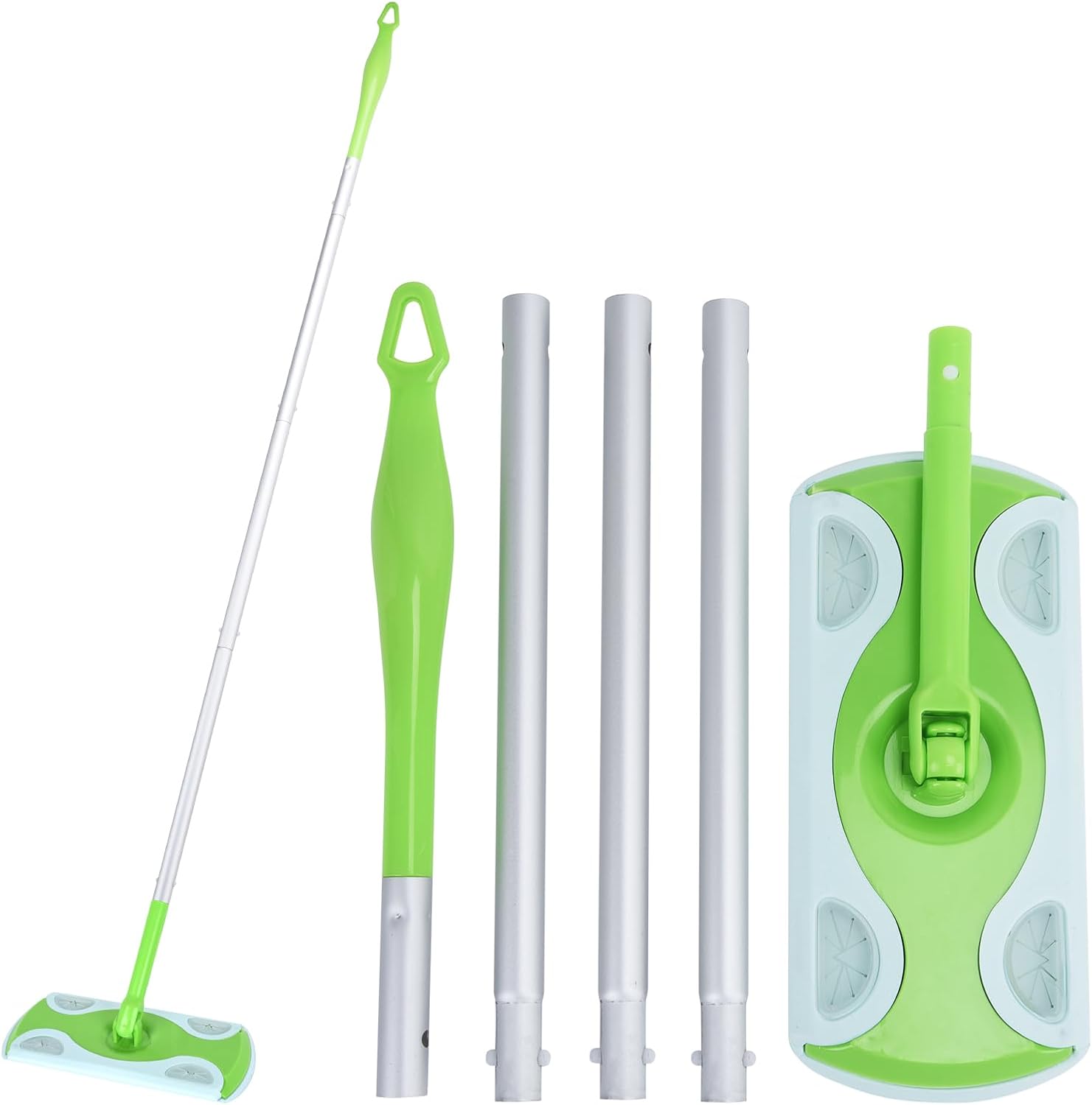 YeeBeny extra long mop handle for Swiffer front view