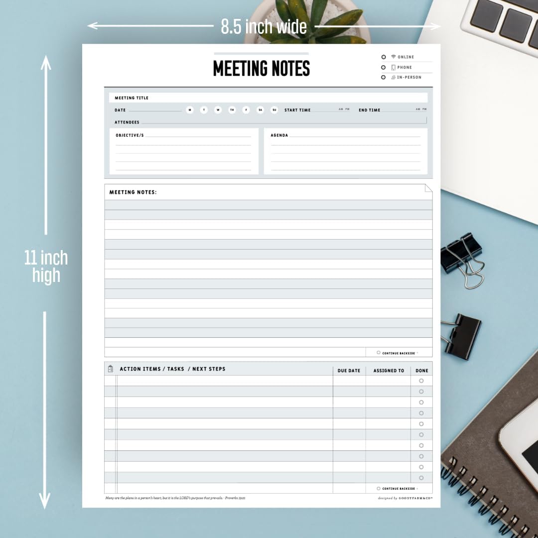 Goody Farm professional productivity notepad stack