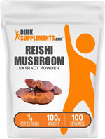 BulkSupplements.com Reishi Mushroom Extract Powder - Reishi Mushroom Powder, Supplement for Overall Well-Being - Gluten Free, 1g per Serving, 250g (8.8 oz) (Pack of 1) - Image 9