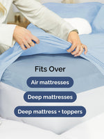 Wrinkle free smooth surface of CGK Unlimited fitted bed sheet