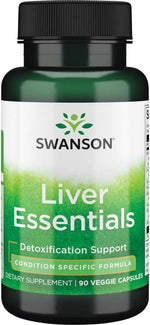 Swanson Liver Essentials Milk Thistle 90 Veg Capsules front view bottle