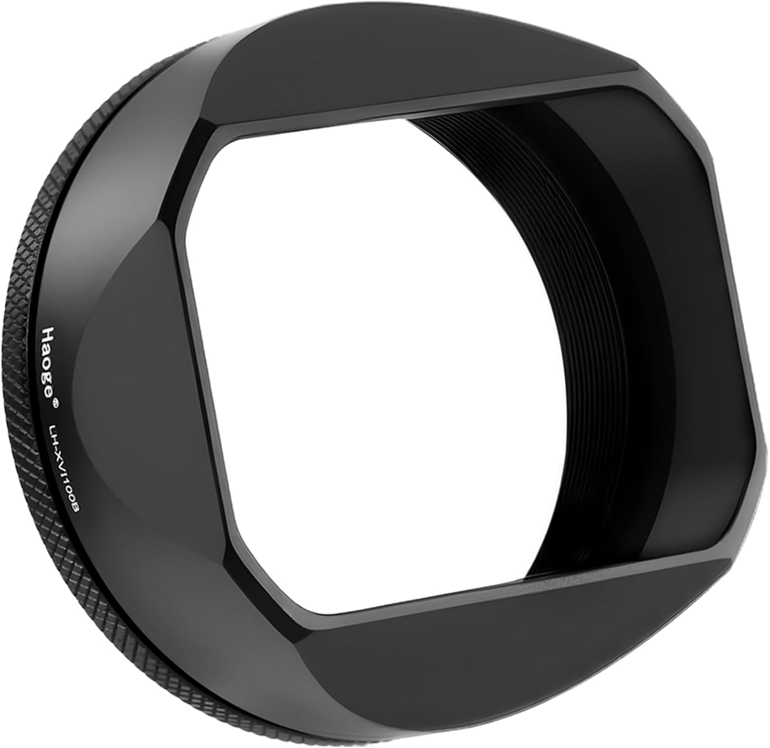 Haoge Square Metal Lens Hood for Fujifilm X100VI front view