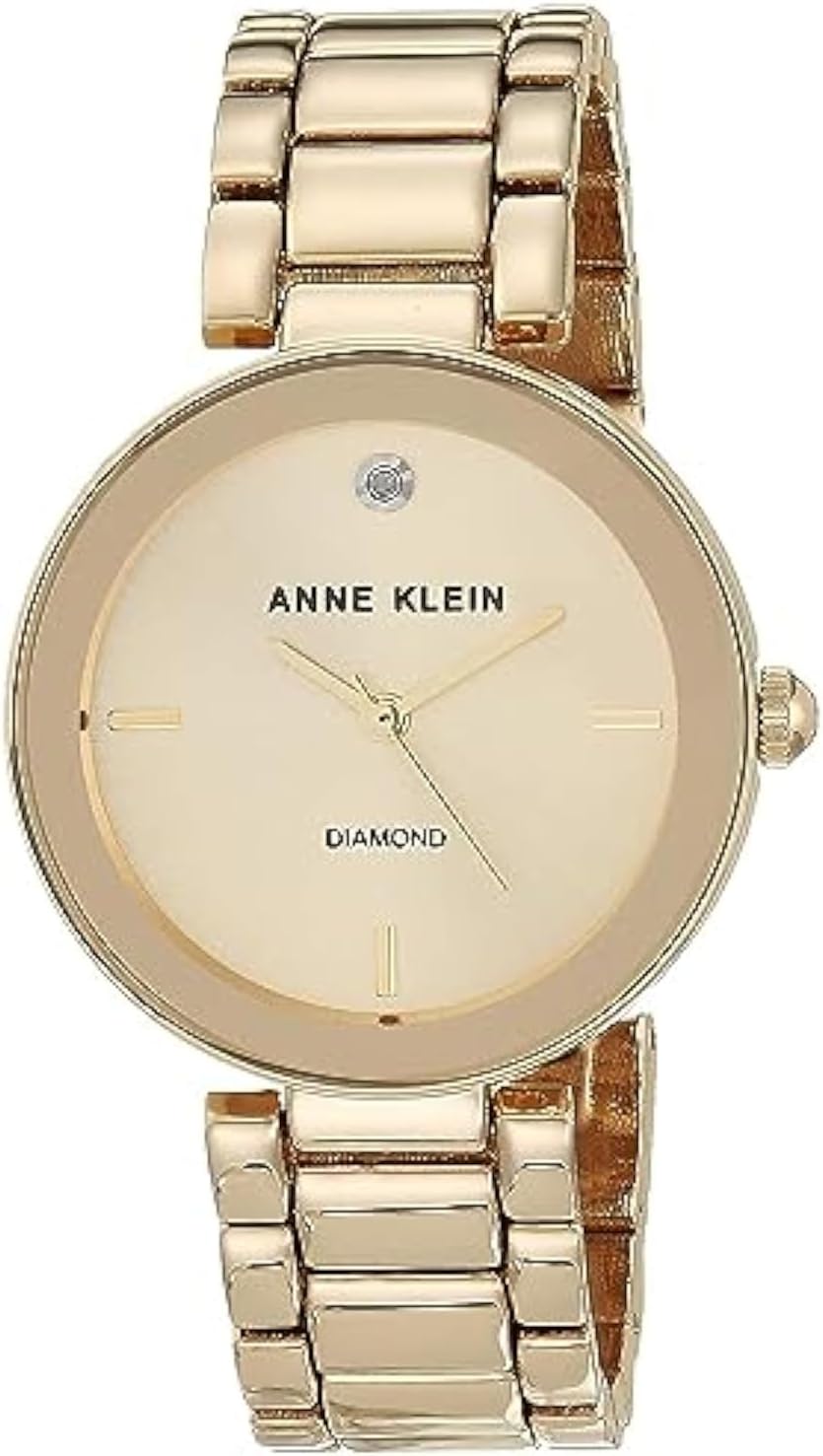 Anne Klein diamond accent marker and hands detail view