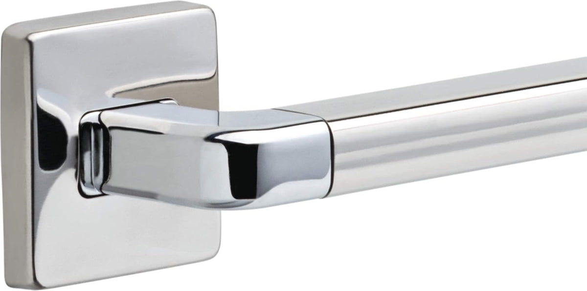 Delta modern bathroom grab bar square flange detail