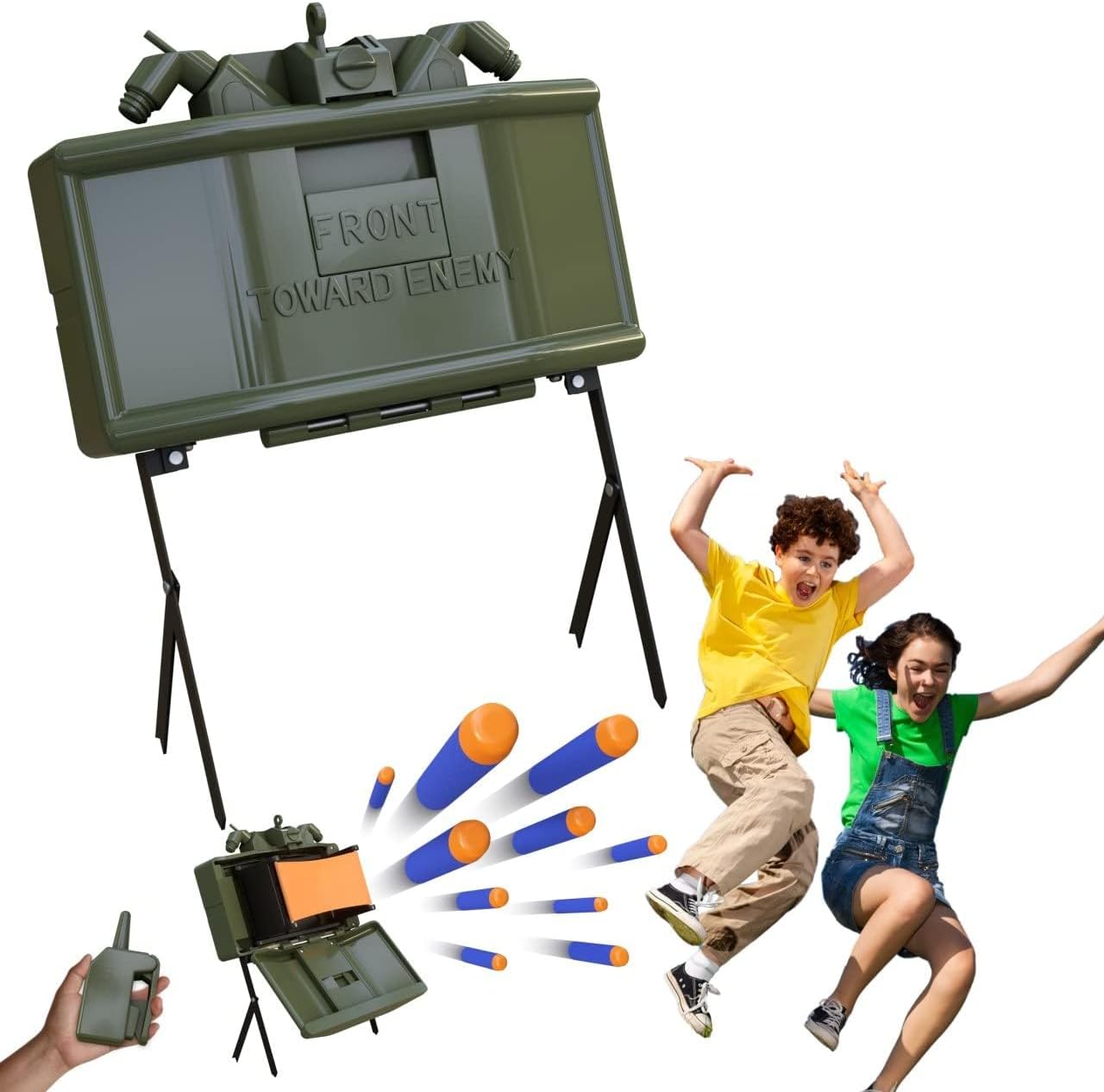 Skywin toy claymore mine green front view for tactical games