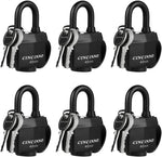 Cincinno outdoor padlock in use on a gate