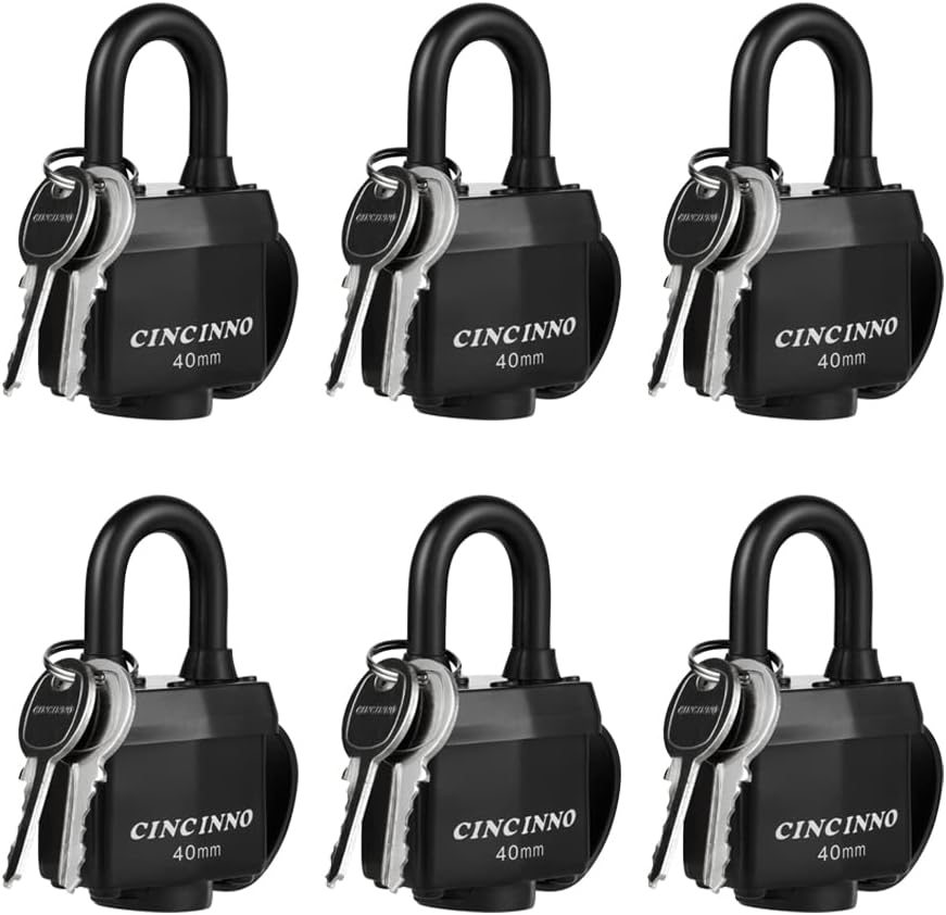 Cincinno outdoor padlock in use on a gate