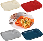 Engjajo chips and dip serving platter set front view with snacks