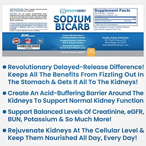 Healthy Kidney supplement duo for metabolic acid buffering and mitochondrial energy support.
