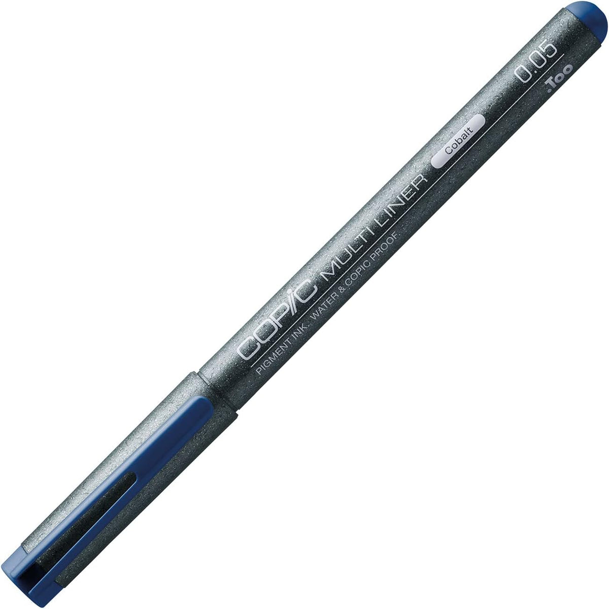 Copic markers multiliner 0.05 cobalt front view precision pen
