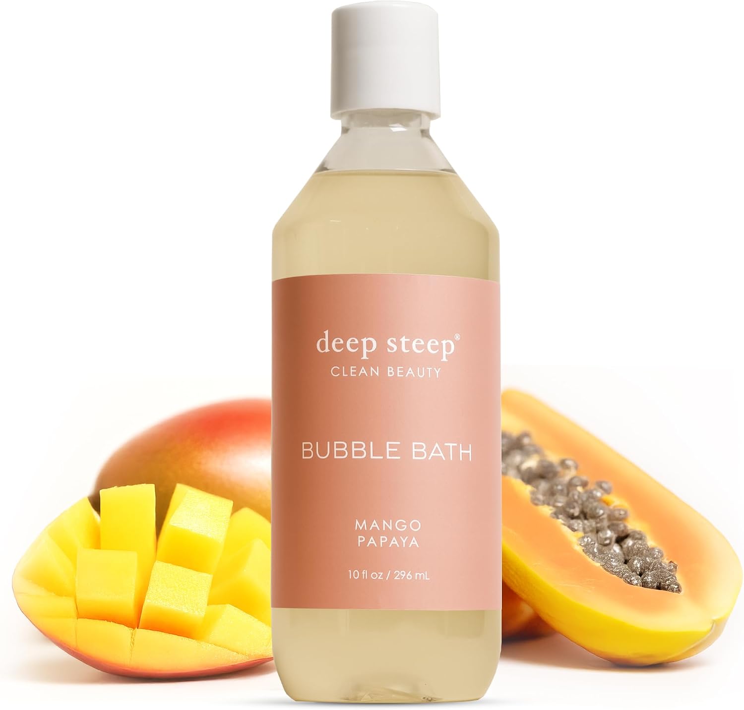 Deep Steep bubble bath front view bottle