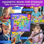 Back view of Quokka magnetic puzzle book packaging