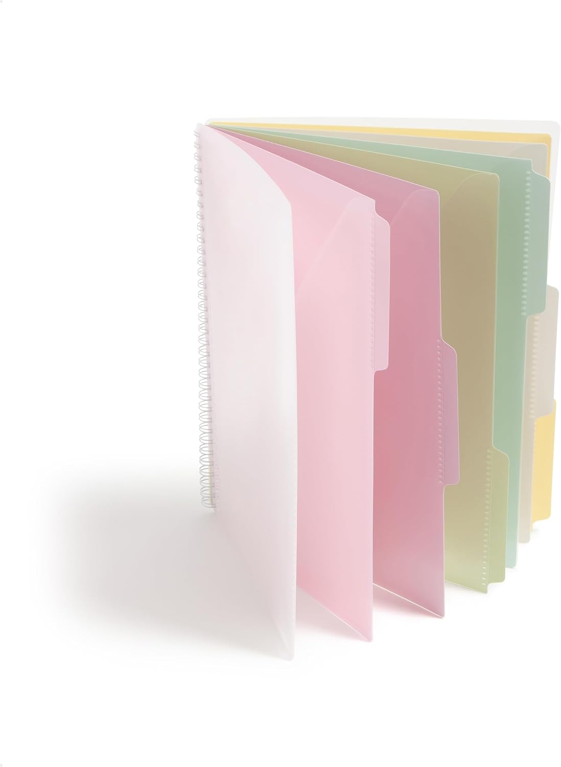 Smead Poly Project Organizer, 6 Tabs, 12 Pockets, Letter Size, Pastel (89208) (Pack of 1) - Image 9
