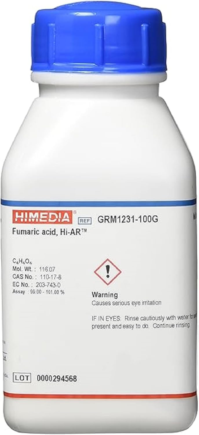 HiMedia GRM1231-500G A. R Fumaric Acid, 500 g - Image 1
