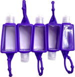 YANQINQIN refillable travel bottles showing hanging clip
