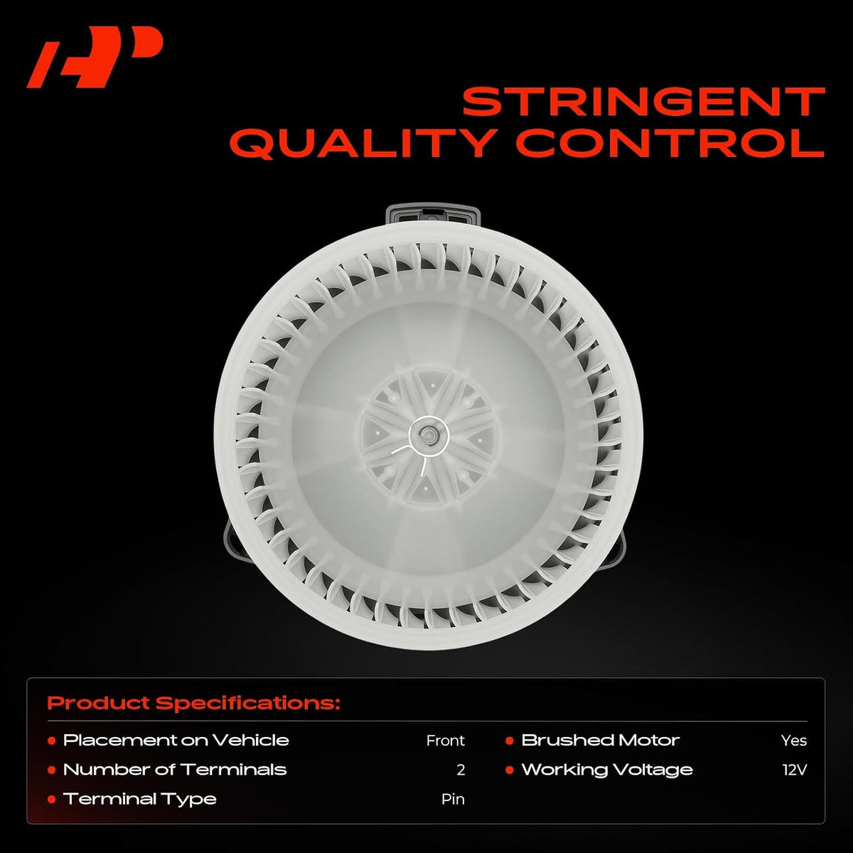 A-Premium motor housing and electrical connector plug