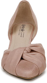 LifeStride Abby heels top view highlighting twisted knot accent