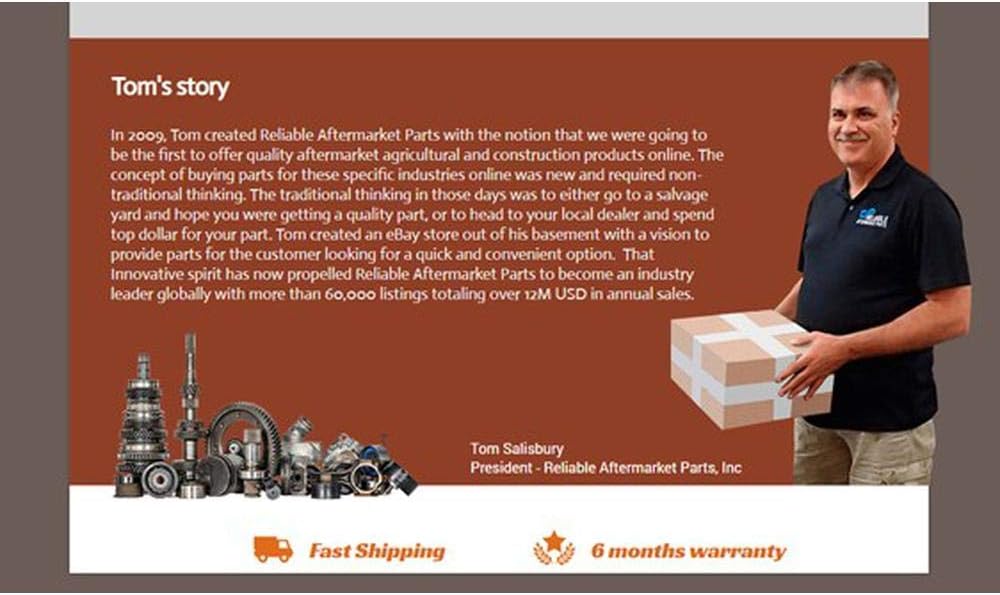 Tisco agricultural equipment part close up